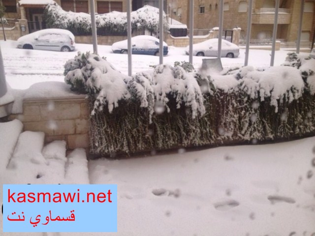 بالصور: الأردن ترتدي الحلة البيضاء والمرتفعات الشمالية تتغطى بالثلوج